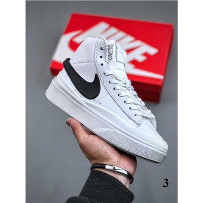Мужские и женские спортивные кроссовки Nik*e Blazer Phantom MID на толстой подошве