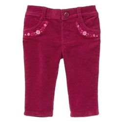 Floral Corduroy Pants