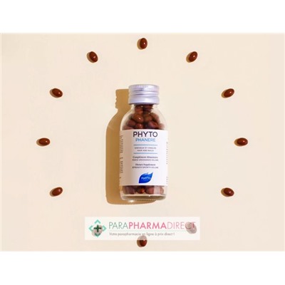 Phyto PhytoPhanère Force Croissance Volume Cheveux & Ongles 2x120 CapsulesLot  × 2