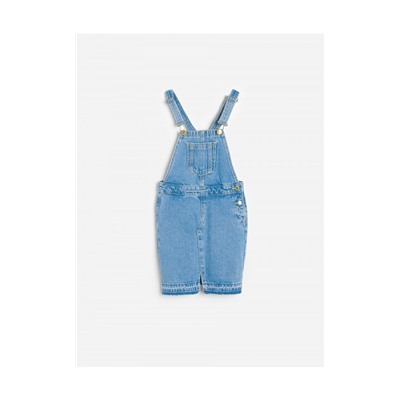 Latzrock aus Denim