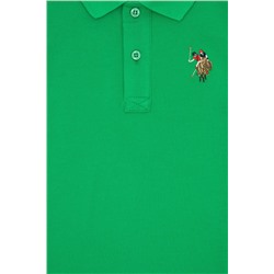 Erkek Çocuk Elma Yeşili Basic Polo Yaka Tişört