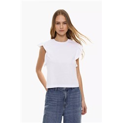 Ruffled T-shirt