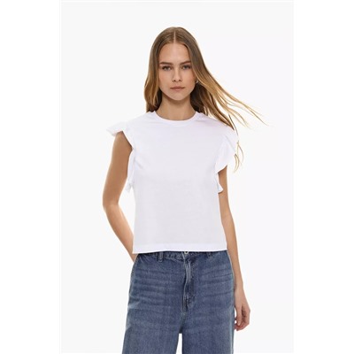 Ruffled T-shirt