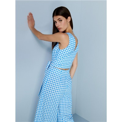 Jumpsuit aus Leinenmischung
