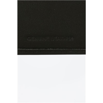 Monedero de piel Striking Negro