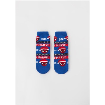 Stoppersocken mit weihnachtlichem Marvel-Motiv für Kinder