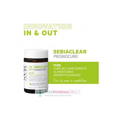 SVR Sebiaclear Probiocure Pure Peaux à Imperfections 30 gélules
