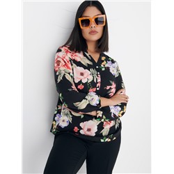 Bluse mit Blumenprint