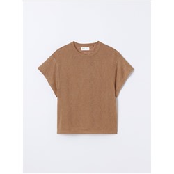 CAMISETA DE EFECTO LINO
