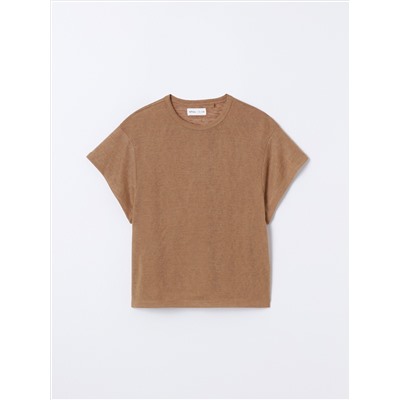 CAMISETA DE EFECTO LINO