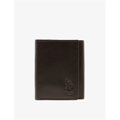 MENS LEATHER TRIFOLD WALLET