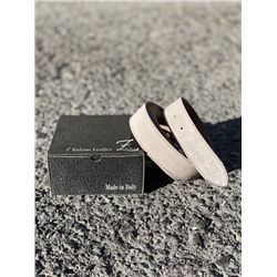 Ab.Zapatos Pelle cinturon (140) Perla