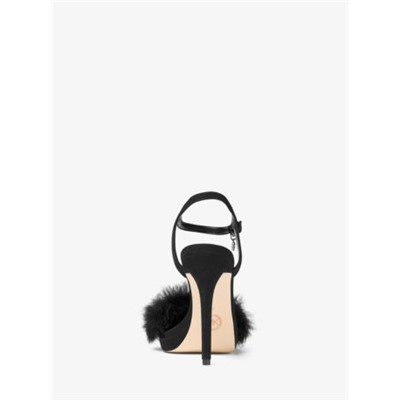 MICHAEL MICHAEL KORS  Faye Suede And Fur Sandal