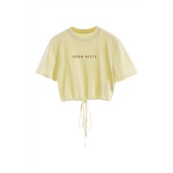 Crop top Amarillo