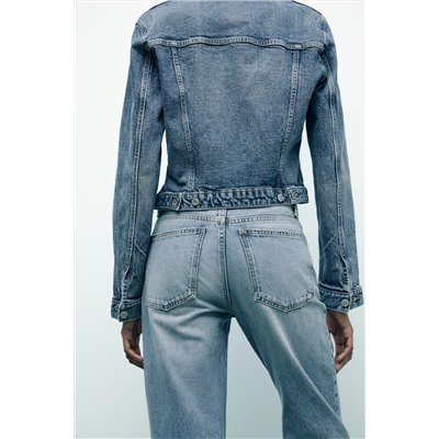 TRF STRAIGHT-LEG MID-RISE JEANS