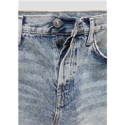 Jeans girlfriend tiro bajo rotos