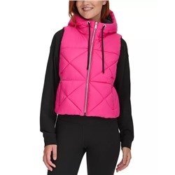 Women's Quilted Hooded Vest