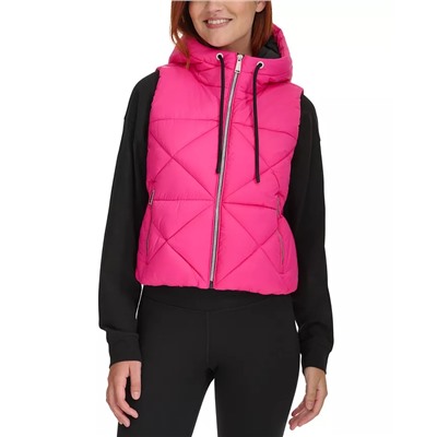 Women's Quilted Hooded Vest