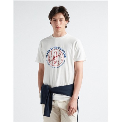 Canoe T-shirt, Men, Beige