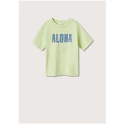 Camiseta mensaje estampado -  Niño | MANGO OUTLET España