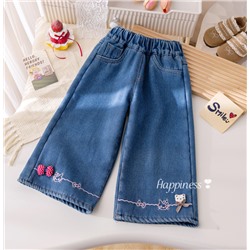 Утепленные джинсы для девочек