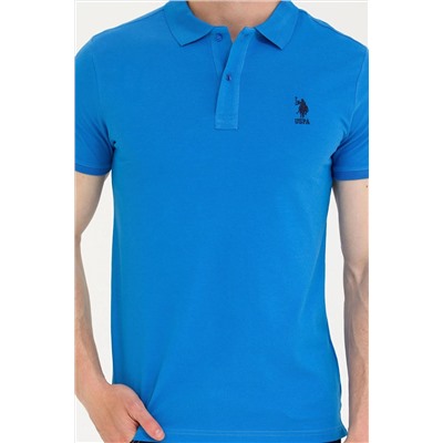 Erkek Saks Basic Polo Yaka Tişört