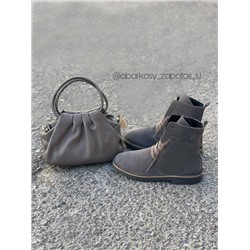 AB.Z. 27001/2 GRIS — С ДВОЙНЫМИ ШНУРКАМИ+PELLE · LUX