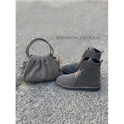 AB.Z. 27001/2 GRIS — С ДВОЙНЫМИ ШНУРКАМИ+PELLE · LUX