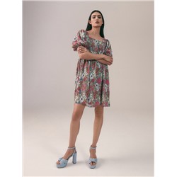 Jerseykleid mit Strukturmuster