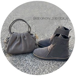 AB.Z. 27001/2 GRIS — С ДВОЙНЫМИ ШНУРКАМИ+PELLE · LUX