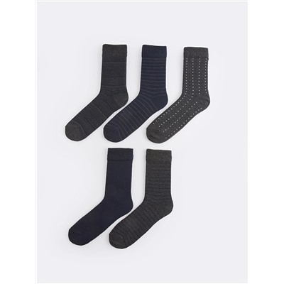 LC Waikiki Desenli Erkek Soket Çorap 5'li, LCW ACCESSORIES                                            
                                            Desenli Erkek Soket Çorap 5'li