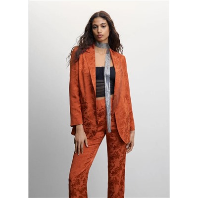 Americana jacquard -  Mujer | MANGO OUTLET Melilla