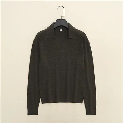 Женский пуловер с V-образным воротником UNIQL*O