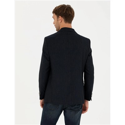 Lacivert Ekstra Slim Fit Blazer Ceket