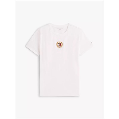 Embroidered Laurel Leaf Logo T-Shirt