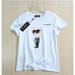 Повседневная хлопковая футболка KARL LAGERFEL*D ОРИГИНАЛ!