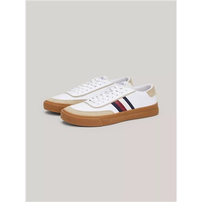 Signature Stripe Leather Sneaker
