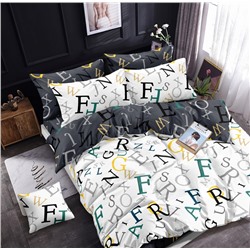 Постельное белье Зима-Лето из поплина с окантовкой ЗЛПО11-1248