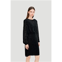 Vestido recto Negro