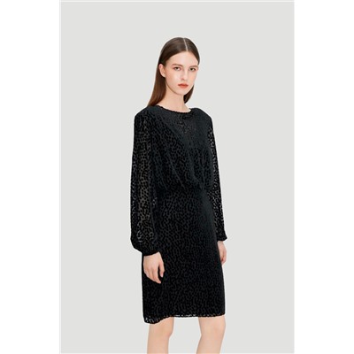 Vestido recto Negro