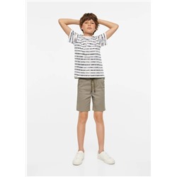 Bermudas algodón cordón -  Niño | MANGO OUTLET España