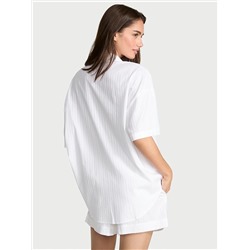 Victoria's Secret Modal-Cotton Striped Short Pajama Set