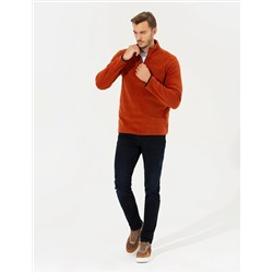 Kiremit Regular Fit Polar Sweatshirt