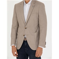 Açık Kahverengi Ekstra Slim Fit Spor Ceket