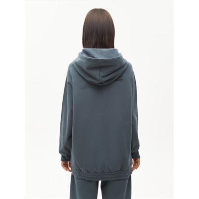 ТРИКОТАЖНОЕ OVERSIZE ХУДИ ИЗ ПЕРЕРАБОТАННЫХ МАТЕРИАЛОВ