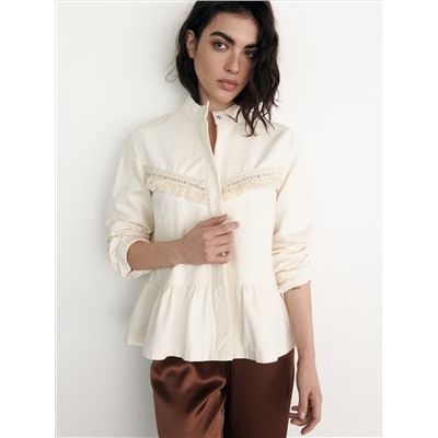 Jacke aus Baumwolle