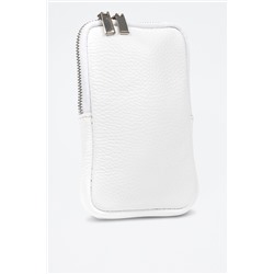 Bandolera Albaredo de piel - Blanco