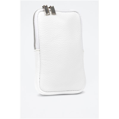 Bandolera Albaredo de piel - Blanco