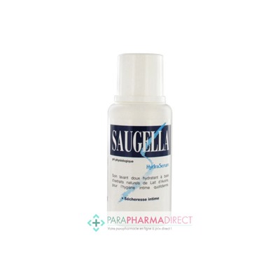 Saugella HydraSerum Soin Lavant Doux Hydratant pH Physiologique Sécheresse Intime 200ml