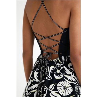 Vestido largo corsé